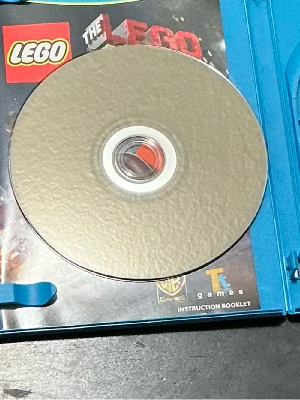 Lego Wii U Game with Blue Case and Multicolor Cover Art